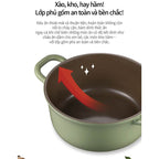Nồi casserole Ceramic hiệu PN BLRPT-20C(IH) [20cm - 2.3L]