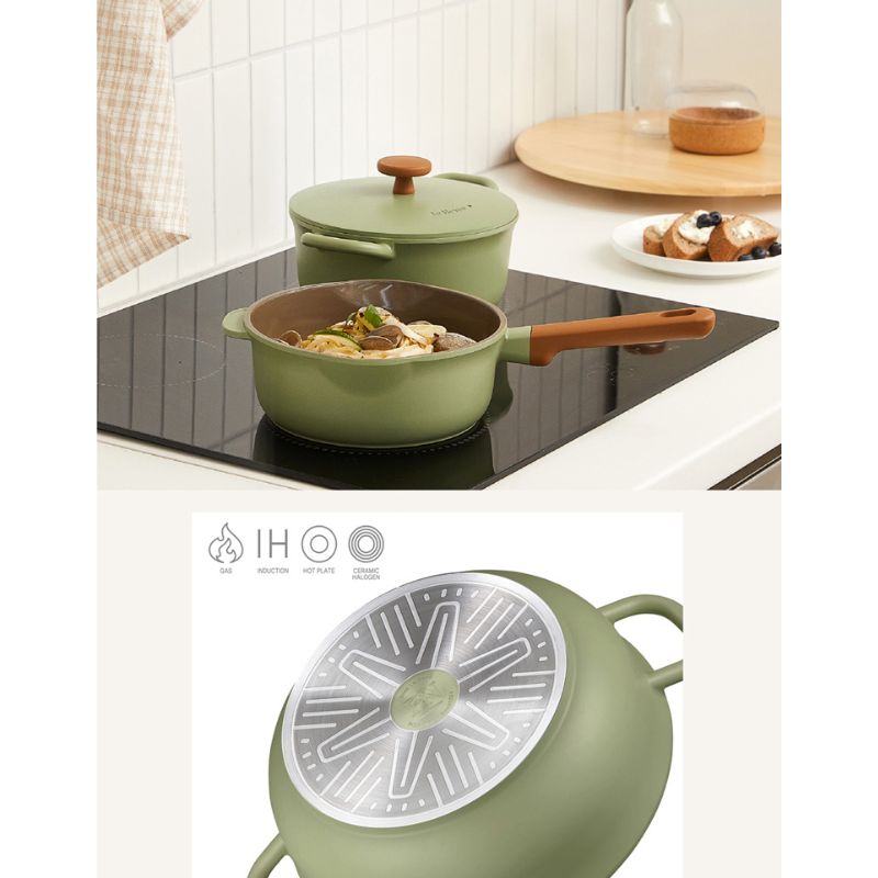 Nồi lẩu Ceramic hiệu PN BLRPT-24CLD(IH) [24cm - 3.2L]