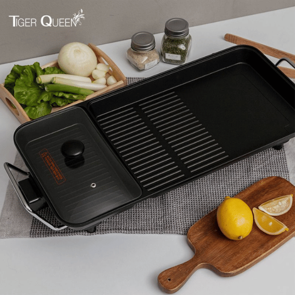Bàn nướng điện đa năng 2 trong 1 Tiger Queen SQ-1400G [57cm]