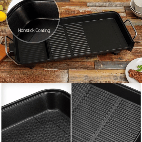 Bàn nướng điện đa năng 2 trong 1 Tiger Queen SQ-1400G [57cm]