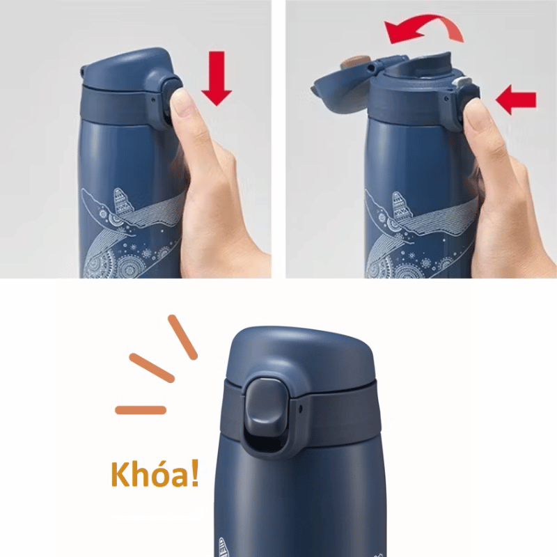 Bình giữ nhiệt Tiger nắp bật dành cho bé MCT-A351 [350ml]