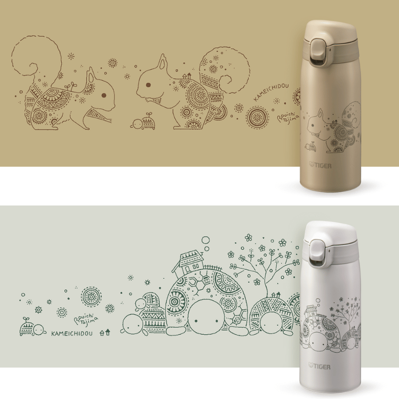 Bình giữ nhiệt Tiger nắp bật dành cho bé MCT-A351 [350ml]