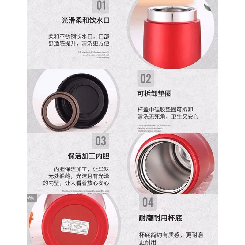 Bình giữ nhiệt Tiger nắp vặn MJA-B048 [480ml]