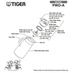 Bình thủy chứa ruột chân không Tiger PWO-A120 [1.2L]