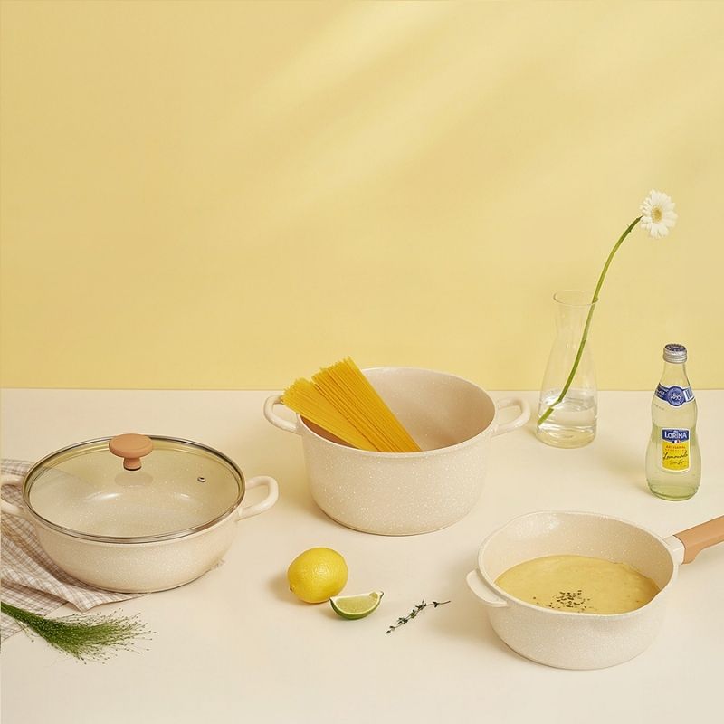 Nồi lẩu ceramic chống dính hiệu POONGNYUN [PN] BLRMPT-24CL(IH) [2.3L]
