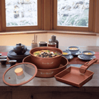 Bộ nồi Ceramic IH tay cầm rời hiệu Tiger Queen DCWCB-SET [5 món]