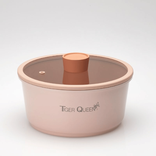 Bộ nồi Ceramic IH tay cầm rời hiệu Tiger Queen DCWCP-SET [5 món]