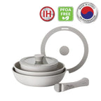 Bộ nồi Ceramic tay cầm rời hiệu PN BNCPT-SET [6 món]