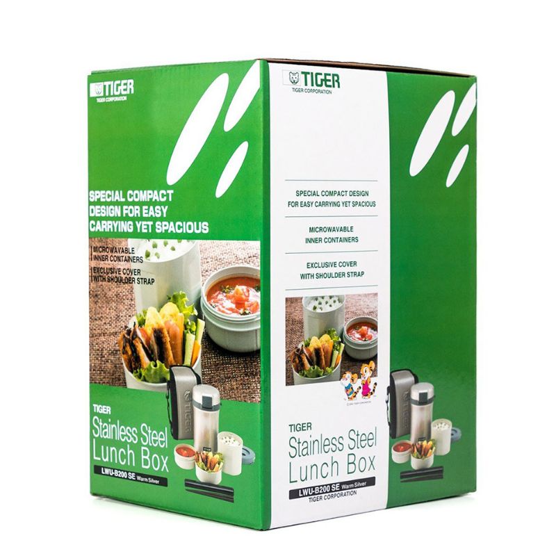 Cà men cơm giữ nhiệt Tiger 3 ngăn LWU-B200 [1.41L]