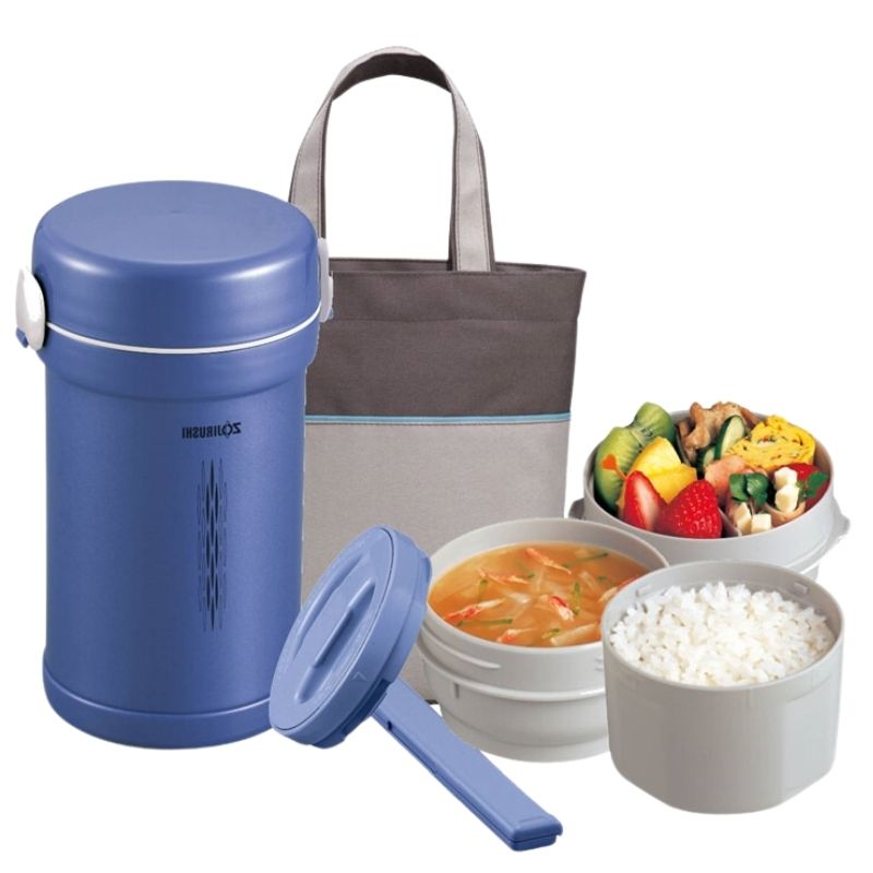 Cà men cơm giữ nhiệt Zojirushi 3 ngăn SL-NC09