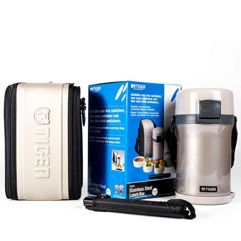 Cà men cơm giữ nhiệt Tiger 4 ngăn LWU-F200 [1.48L]
