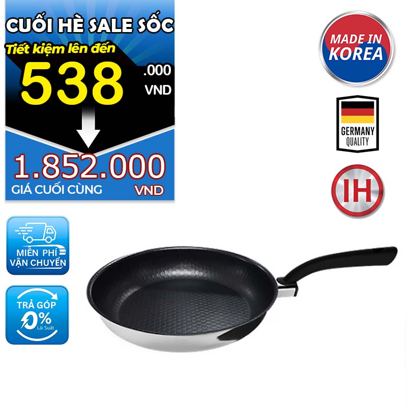 Chảo chiên Inox chống dính hiệu Altenbach AB-28FS [28cm]