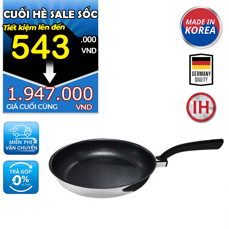 Chảo xào Inox chống dính hiệu Altenbach AB-30WS [30cm]