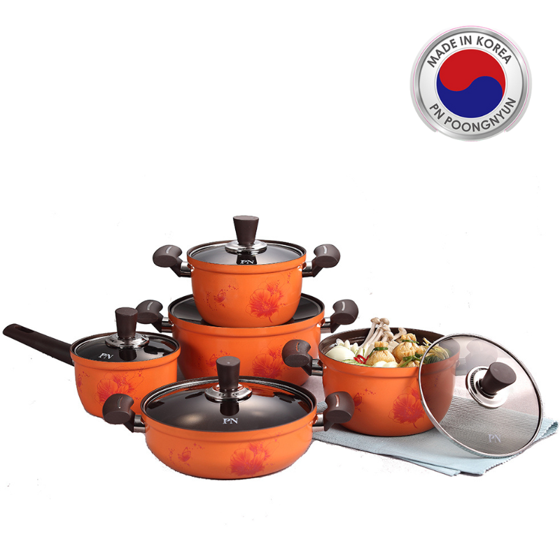 Bộ nồi nhà bếp Ceramic hiệu PN FACPT [10 món]