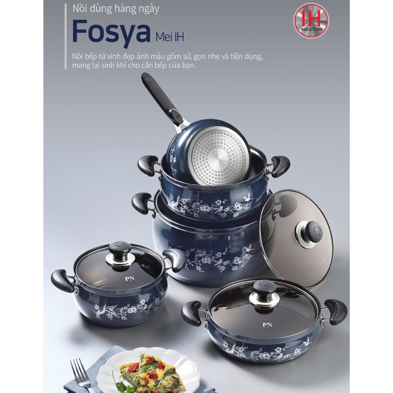 Nồi casserole nhôm hiệu PN FMPT-20C(IH) [20cm - 2.9L]