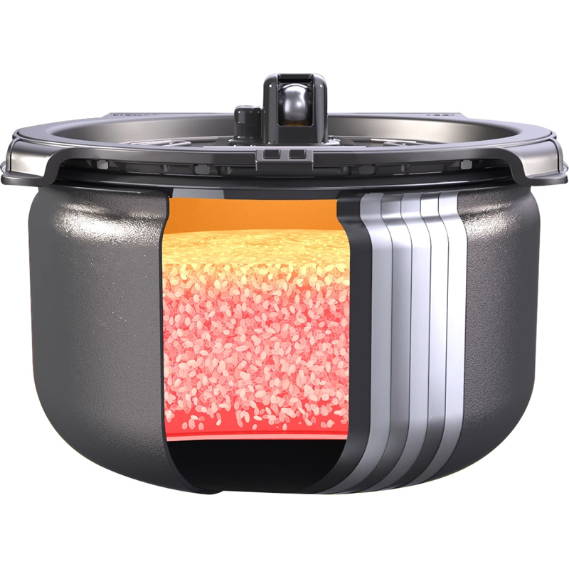 Nồi cơm điện tử cao tần áp suất Tiger 5 trong 1 JPK-W10W [1.0L]