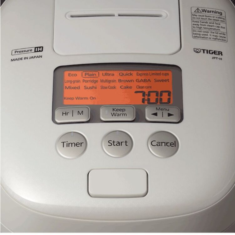 Nồi cơm điện tử cao tần áp suất kép Tiger 3 trong 1 JPT-H18S [1.8L]