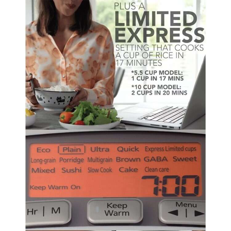 Nồi cơm điện tử cao tần áp suất kép Tiger 3 trong 1 JPT-H18S [1.8L]