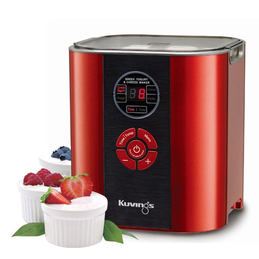 Máy làm sữa chua và pho mát 6 trong 1 Kuvings KGC-712CB [2.0L] - Màu đỏ