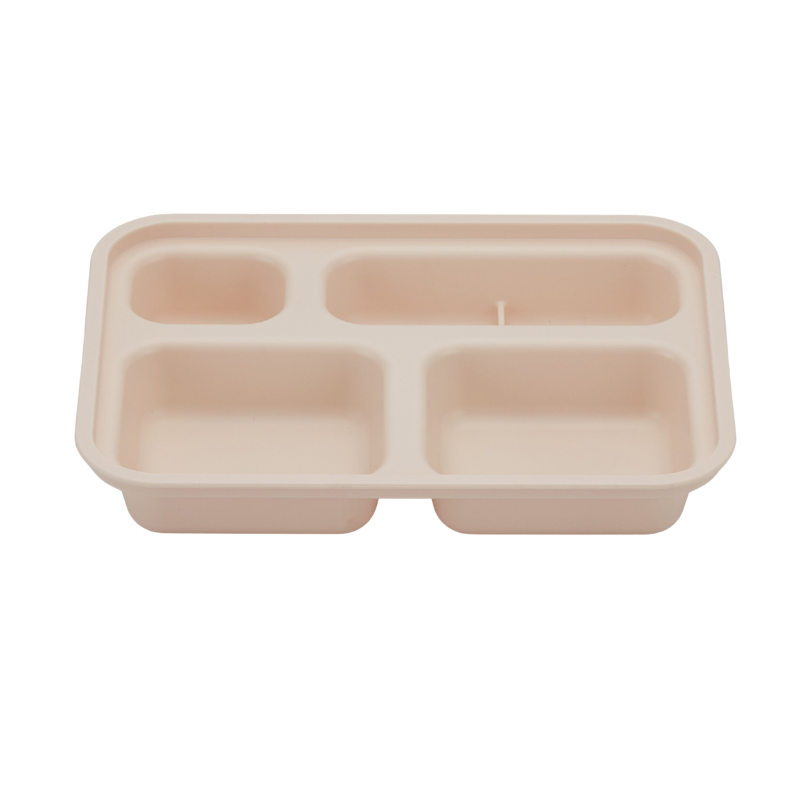 Khay ăn trẻ em cao cấp 4 ngăn có nắp hiệu Nestique N-21