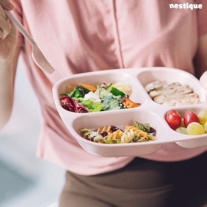Khay ăn kiêng cao cấp 4 ngăn hiệu Nestique N-31