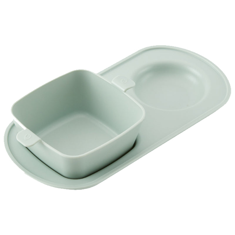 Khay ăn sáng trẻ em cao cấp 2 ngăn hiệu Nestique N-14