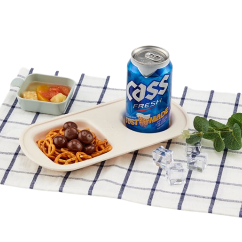 Khay ăn sáng trẻ em cao cấp 2 ngăn hiệu Nestique N-14