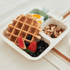 Khay ăn trẻ em cao cấp 3 ngăn hiệu Nestique Series Rabbit N-12-1