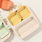 Khay ăn trẻ em cao cấp 3 ngăn hiệu Nestique Series Rabbit N-12-1