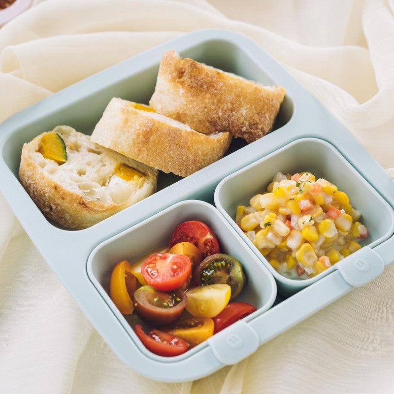 Khay ăn trẻ em cao cấp 3 ngăn hiệu Nestique N-12