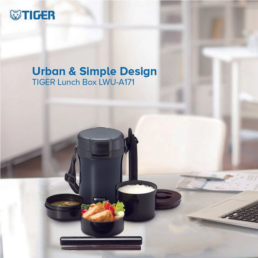 Cà men cơm giữ nhiệt Tiger 3 ngăn LWU-A171 [1.22L]