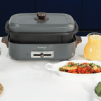 Lẩu điện phủ gốm Ceramic 2 trong 1 Kuvings KMG-200B [4.0L]