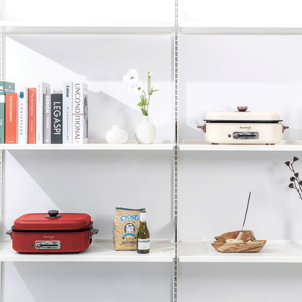 Lẩu điện phủ gốm Ceramic 2 trong 1 Kuvings KMG-200B [4.0L]