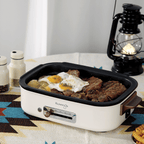 Lẩu điện phủ gốm Ceramic 2 trong 1 Kuvings KMG-200B [4.0L]