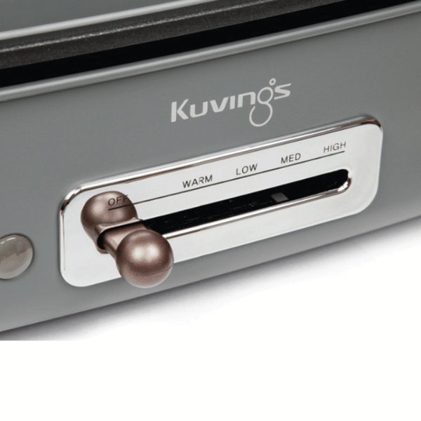 Lẩu điện phủ gốm Ceramic 2 trong 1 Kuvings KMG-200B [4.0L]