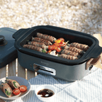 Lẩu điện phủ gốm Ceramic 2 trong 1 Kuvings KMG-200B [4.0L]