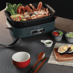 Lẩu điện phủ gốm Ceramic 2 trong 1 Kuvings KMG-200B [4.0L]