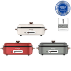 Lẩu điện phủ gốm Ceramic 2 trong 1 Kuvings KMG-200B [4.0L]