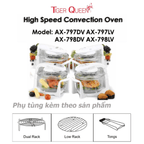 Lò nướng thủy tinh điện tử Tiger Queen AX-797LV (11.0L)
