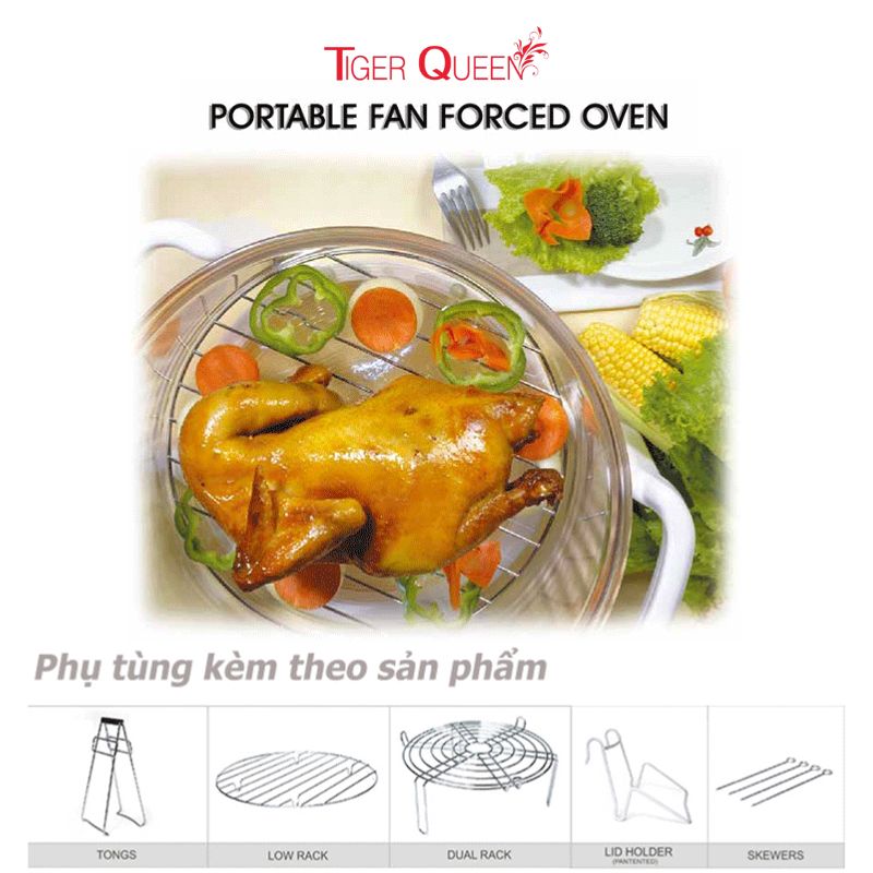 Lò nướng thủy tinh Tiger Queen AX-737M (11.0L)