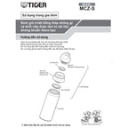 Bình giữ nhiệt Tiger nắp vặn MCZ-S080 [800ml]
