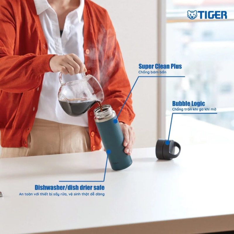 Bình giữ nhiệt Tiger nắp vặn MKB-T060 [600ml]