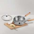 Bộ nồi chảo inox cao cấp hiệu POONGNYUN [PN] MWIS-SET [3 món]