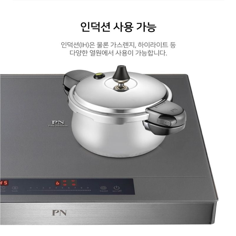 Nồi áp suất inox hiệu POONGNYUN [PN] MLRPC-06(IH) [3.5L]