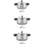 Nồi áp suất inox hiệu POONGNYUN [PN] MLRPC-06(IH) [3.5L]