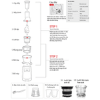 Máy ép chậm 3 trong 1 hiệu Kuvings NS-321CBM2 [400ml]