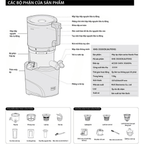 Máy ép chậm hiệu Kuvings Series Hands-Free KHS-2520CB [3.0L]