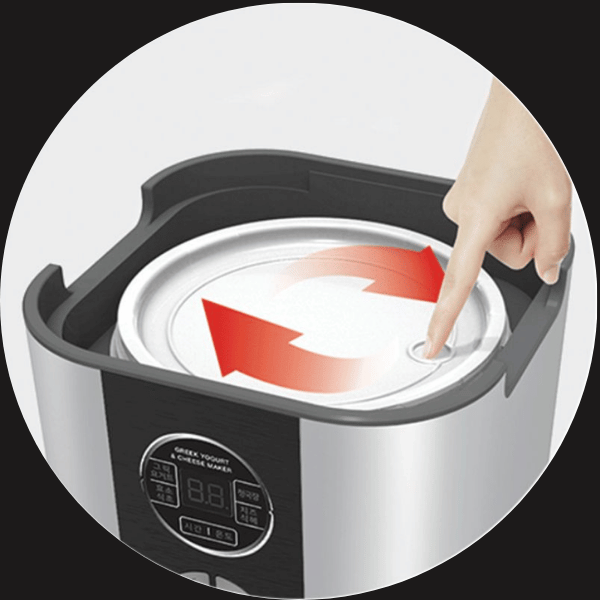 Máy làm sữa chua và pho mát 6 trong 1 Kuvings KGC-712CB [2.0L] - Màu bạc