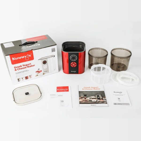 Máy làm sữa chua và pho mát 6 trong 1 Kuvings KGC-712CB [2.0L] - Màu bạc
