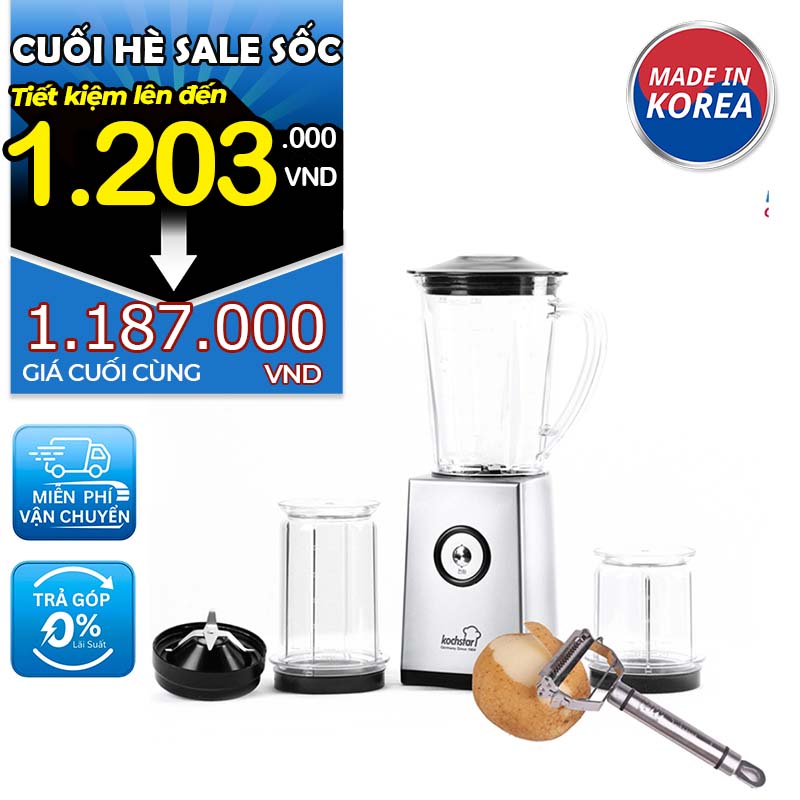 Máy xay sinh tố 3 trong 1 Kochstar KSEBD-1000 (1.2L)